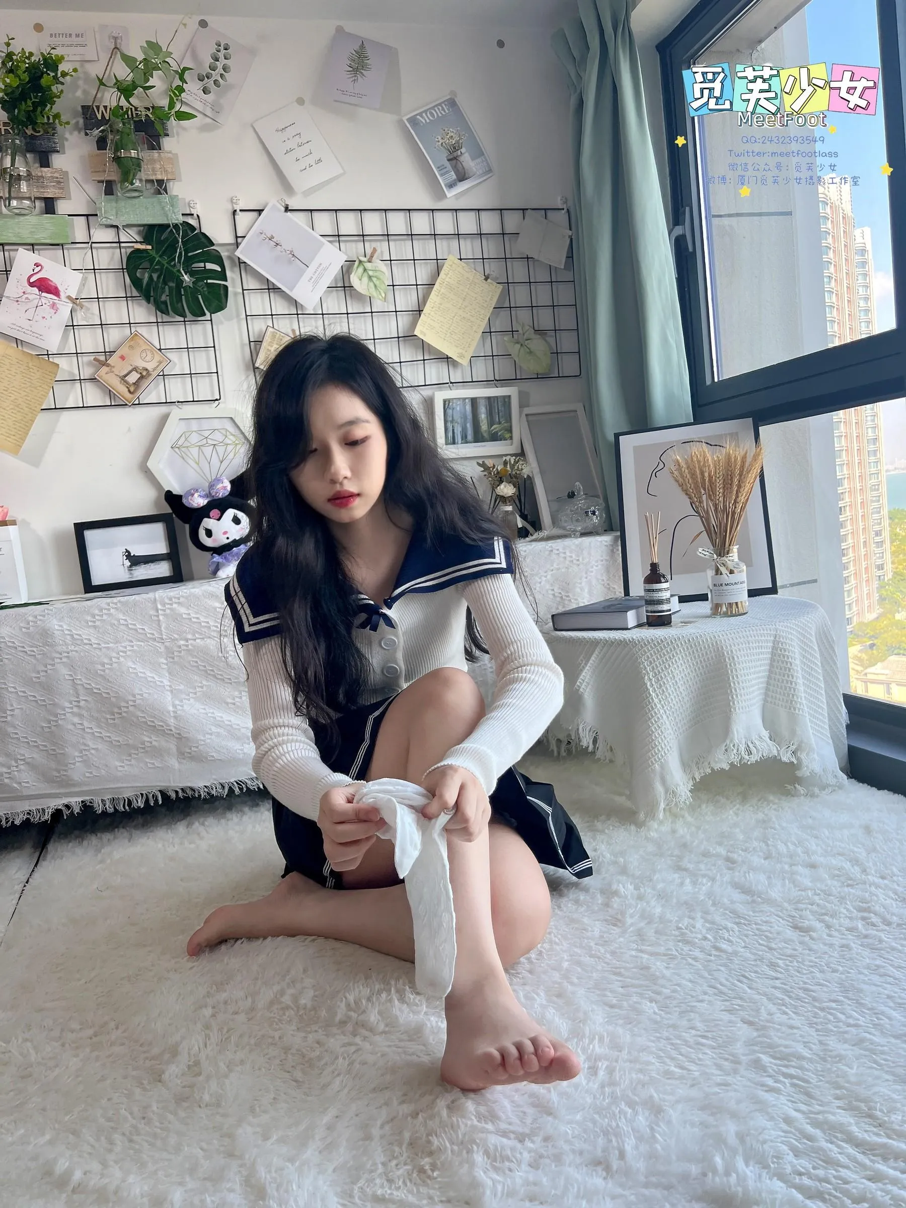 [觅芙少女]NO.018 JK短裙美少女-1 [105P]插图9